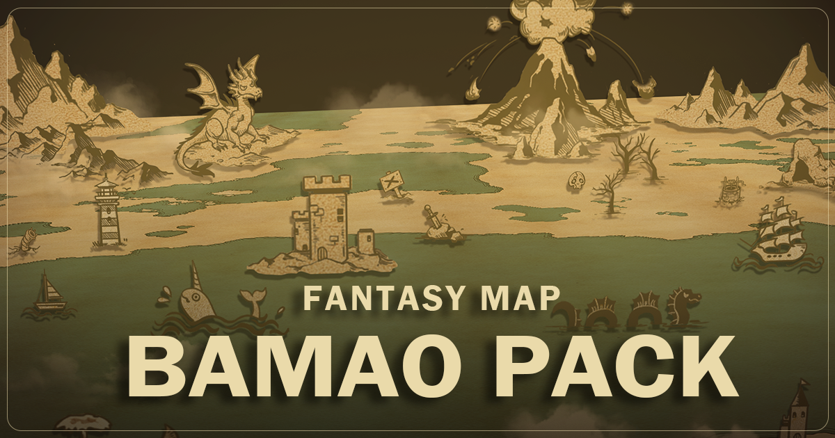 Bamao Pack:Fantasy Map